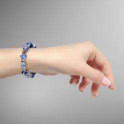 VALIOSA Merry Christmas Mode-Schmuck Adventskalender Mit Halskette, Armband + 22 Individuelle Perlen-Anhänger Aus Glas & Metall, Geschenkidee Für Mädchen, Blau, 24-teilig (1 Set) -Künstliche Weihnachtsbäume das Geschäft 00839875d6d59961162c086d4e660132