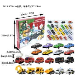 2022 Auto Spielzeug Weihnachts Countdown Kalender, 24 Tage Weihnachten Adventskalender, Weihnachtsgeschenk Für Kinder Von 3-6 Jahren -Künstliche Weihnachtsbäume das Geschäft 00ec05be87112093002a55ad040c623e 1