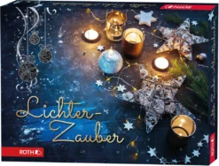 ROTH Kerzen-Adventskalender 'Lichterzauber' 2022 Gefüllt Mit Teelichtern Und Duftkerzen, Motivkerzen-Kalender Für Die Vorweihnachtszeit -Künstliche Weihnachtsbäume das Geschäft 040f32d39703250ec22fb55f81fefd84