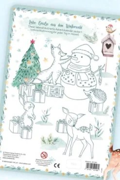 Adventskalender Winterwald Für Kinder Mit Extra Ausmalbild Gr. A4 9 Adventskalender Winterwald Für Kinder Mit Extra Ausmalbild Gr. A4 -Künstliche Weihnachtsbäume das Geschäft 05c8da9cd757294e0ba30230b804a194