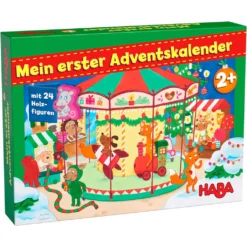 Haba Spielwaren HABA 306266 Mein Erster Adventskalender – Auf Dem Weihnachtsmarkt Adventskalender Zum Spielen Saison Adventskalender Adventskalender Z. Lesen U. Basteln/Umklappen Etc.