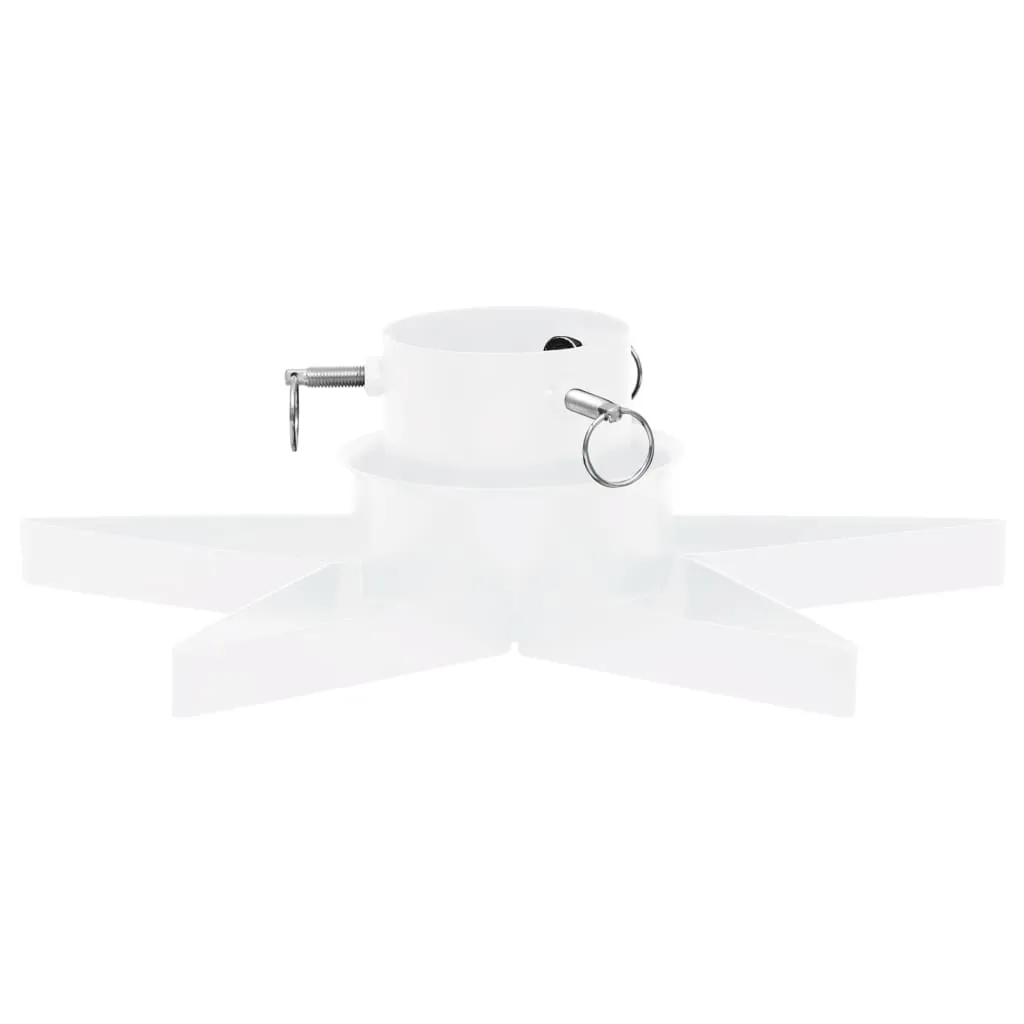 VidaXL Christbaumständer Weiß 47x47x13,5 Cm 4 VidaXL Christbaumständer Weiß 47x47x13,5 Cm – Bild 4