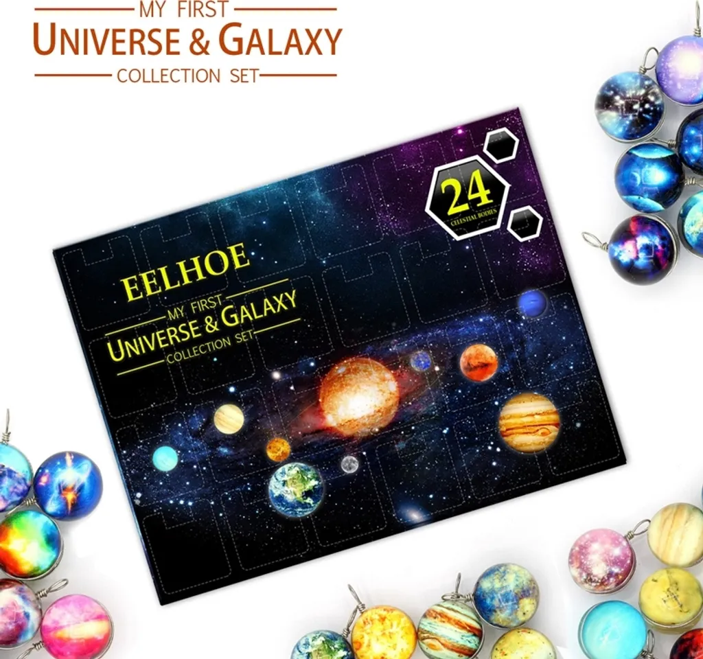 24 Tage Weihnachts Adventskalender Spielzeug 2022, Mit 24 Kosmischer Planeten, Weihnachtskalender Geschenkbox Für Kinder 3 24 Tage Weihnachts Adventskalender Spielzeug 2022, Mit 24 Kosmischer Planeten, Weihnachtskalender Geschenkbox Für Kinder – Bild 3