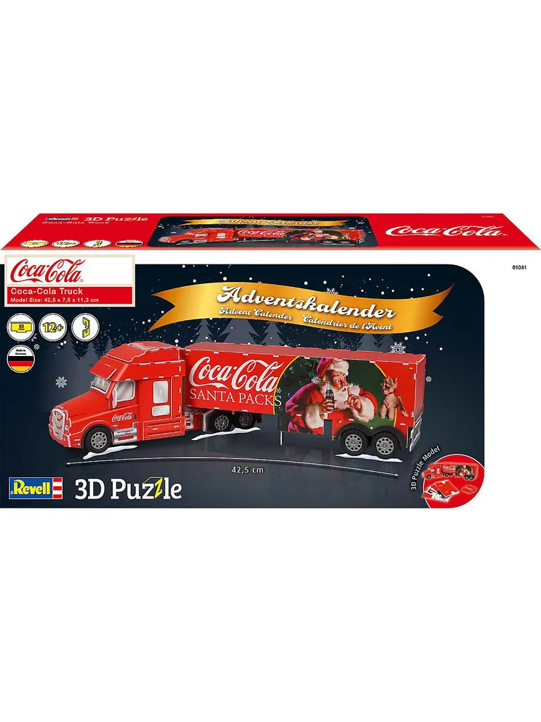 Revell Gmbh ADV.KAL.22 COCA COLA TRUCK PZ 3D TRUCK PZ 3D 1 Revell Gmbh ADV.KAL.22 COCA COLA TRUCK PZ 3D TRUCK PZ 3D
