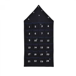 Handgemachter Adventskalender Zum Befüllen Aus Leinen Schwarz Im Haus Design, 24 Türchen -Künstliche Weihnachtsbäume das Geschäft 0ef7e1fc7c5031f122e73e0353fc67fc