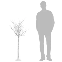 VidaXL Weihnachtsbaum 140 LEDs 1,5 M Kaltweiß Weide Indoor Outdoor -Künstliche Weihnachtsbäume das Geschäft 0ffd24939db432bbc3135abd45223e9f