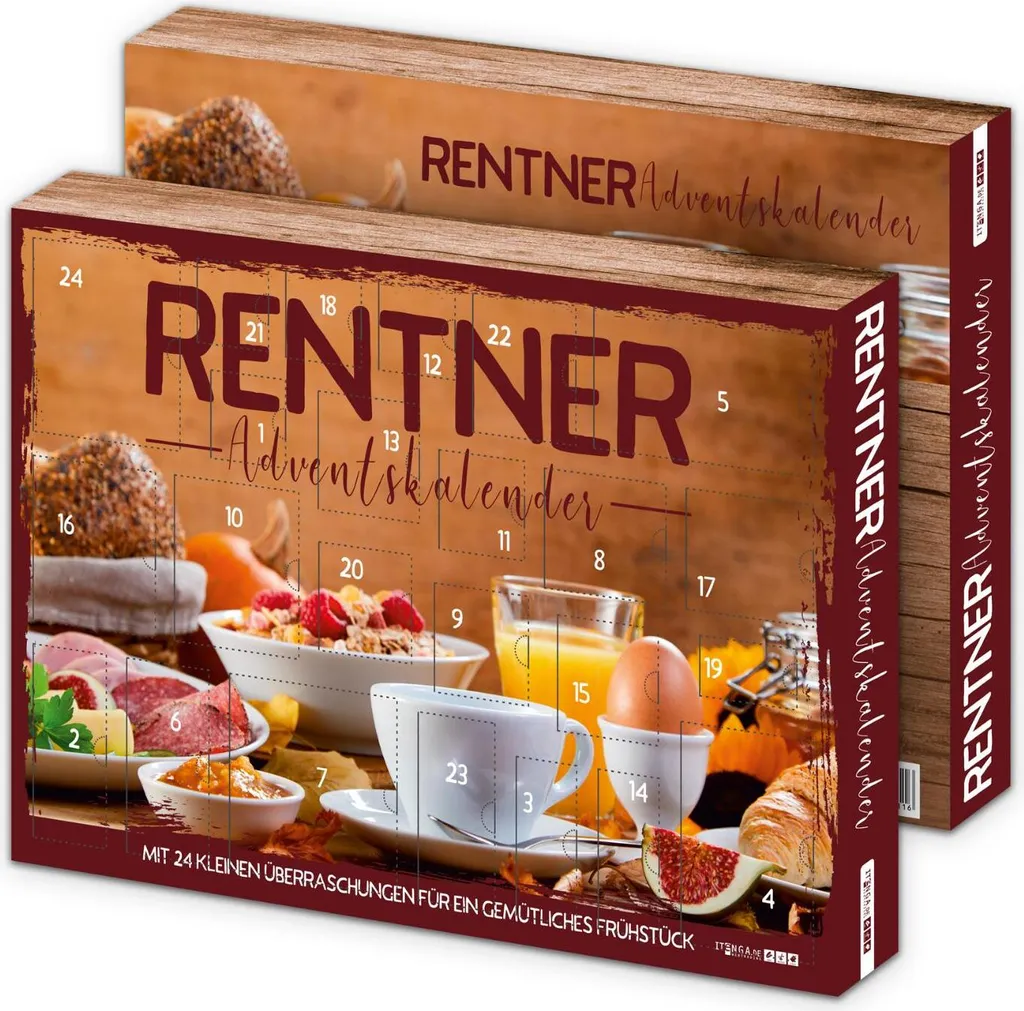 Itenga Adventskalender Rentner - Rentner Adventskalender Mit Frühstücksartikeln 2 Itenga Adventskalender Rentner - Rentner Adventskalender Mit Frühstücksartikeln – Bild 2