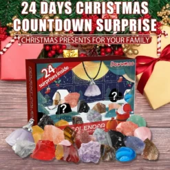 Adventskalender 2022,Weihnachten Adventskalender,24 Tage Adventskalender Countdown Überraschungen,Natürlichen Mineralien Und Felsen Der Beste Geschenk Für Jungen,Mädchen Geologie Enthusiasten -Künstliche Weihnachtsbäume das Geschäft 127533c010db83df6b6adacc43a33996