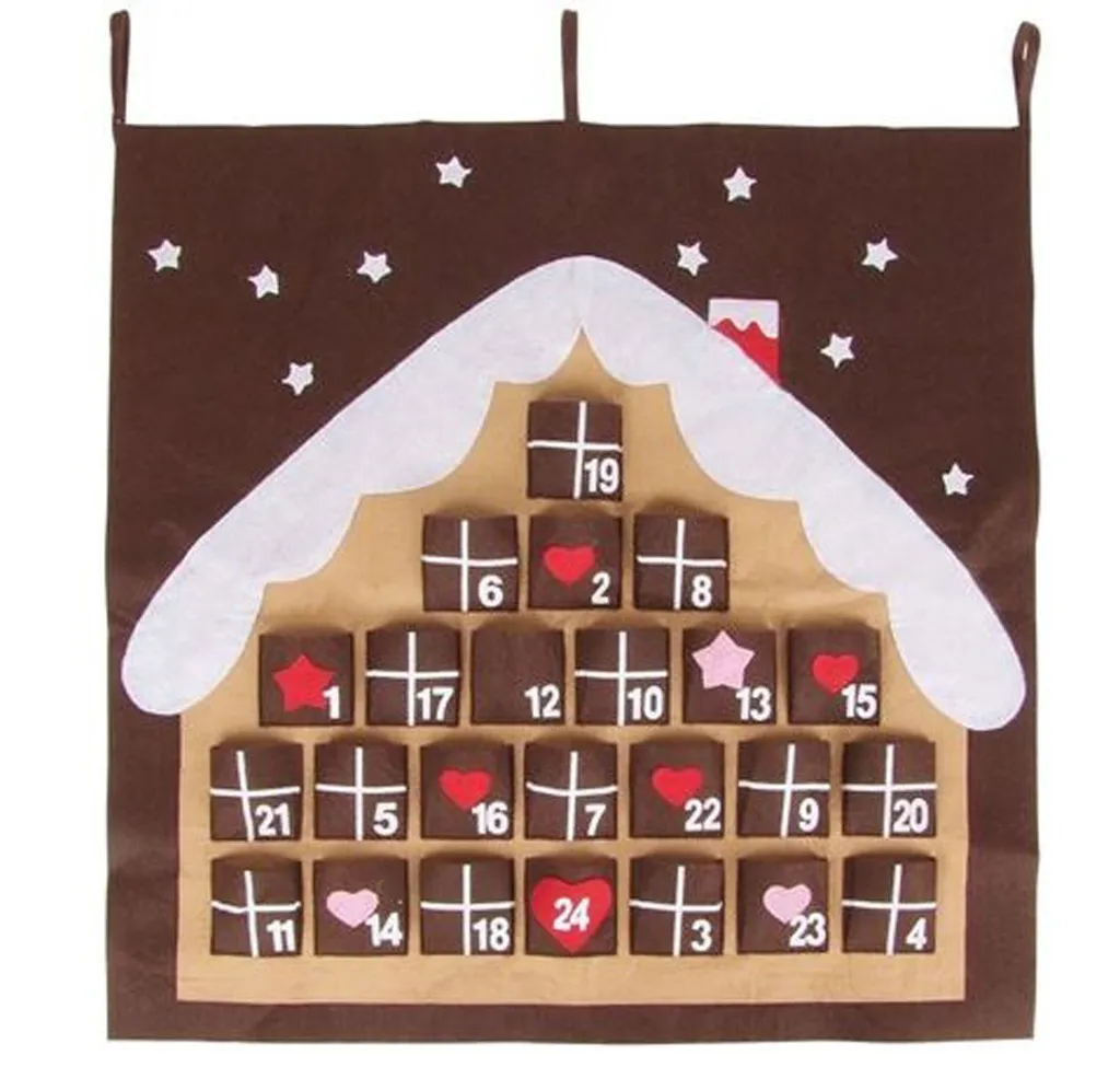 Adventskalender Filzhaus Säckchen Zum Befüllen Und Aufhängen 68x69 Cm 568001 1 Adventskalender Filzhaus Säckchen Zum Befüllen Und Aufhängen 68x69 Cm 568001