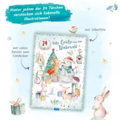 Adventskalender Winterwald Für Kinder Mit Extra Ausmalbild Gr. A4 12 Adventskalender Winterwald Für Kinder Mit Extra Ausmalbild Gr. A4 -Künstliche Weihnachtsbäume das Geschäft 14f5f9748e2a665509ba94779c86b8ae