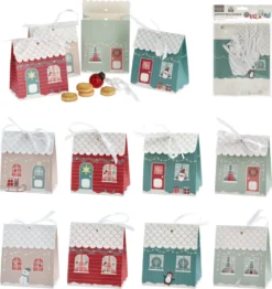 Adventskalender DIY 24 Häuser Bastelset Adventsdorf Weihnachtskalender