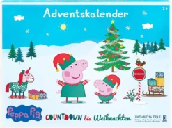 Jazwares PEP0658 Adventskalender Peppa Pig Für Kinder Ab 2 Jahren