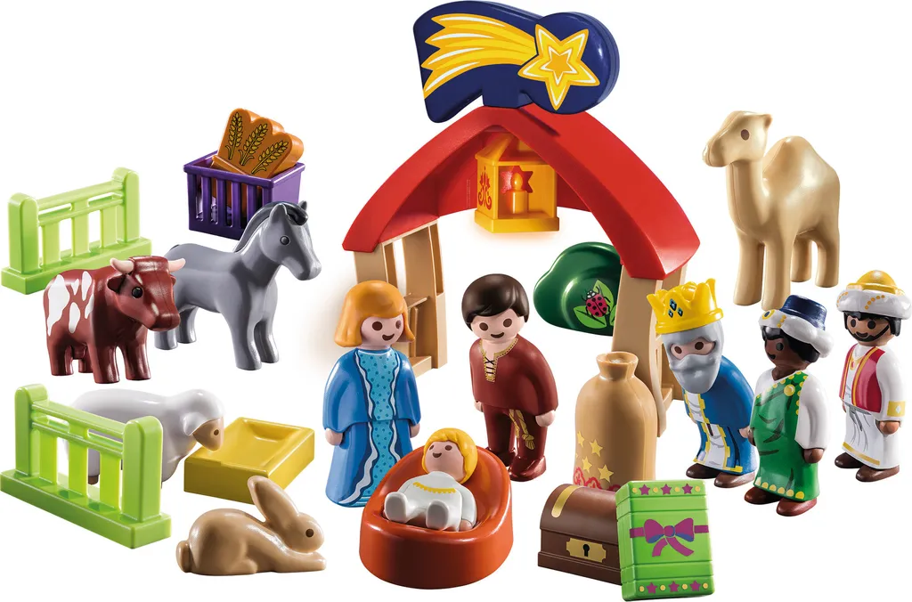 PLAYMOBIL Weihnachten 70259 1.2.3 Adventskalender "Weihnachtskrippe" 2 PLAYMOBIL Weihnachten 70259 1.2.3 Adventskalender "Weihnachtskrippe" – Bild 2