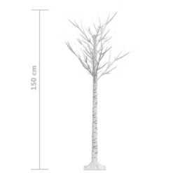 VidaXL Weihnachtsbaum 140 LEDs 1,5 M Kaltweiß Weide Indoor Outdoor -Künstliche Weihnachtsbäume das Geschäft 1c909b8f38605c6f04933cd44f9e79c0