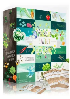 Saatgut Adventskalender Für Gärtner Zum Einsäen I 24 Leckere Sorten Gemüse, Kräuter Und Obst Für Den Garten I Geschenkset Gärtner Saat Zum Verschenken Kalender 2022