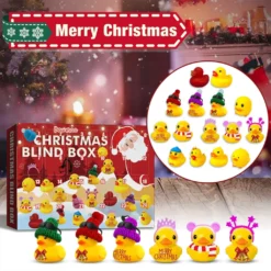 Adventskalender 2022, 24 Stk Gummienten Gelbe Ente Spielzeug Für Jungen, Mädchen, Kinder, Weihnachten Advent Calendar Weihnachtsgeschenk -Künstliche Weihnachtsbäume das Geschäft 1efb7a02faf62dad56a67b1f57febffa