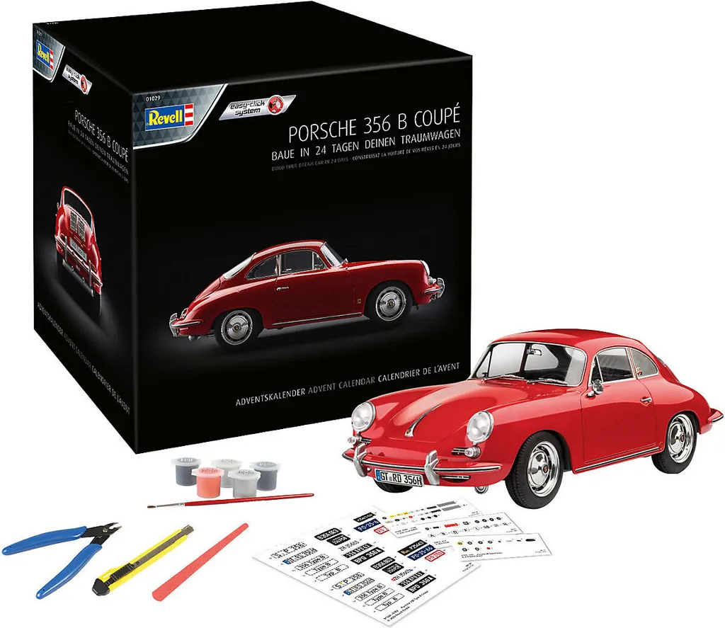 Revell 01029 - Adventskalender Porsche 356 B 1959 Coupé - 2020 2 Revell 01029 - Adventskalender Porsche 356 B 1959 Coupé - 2020 – Bild 2
