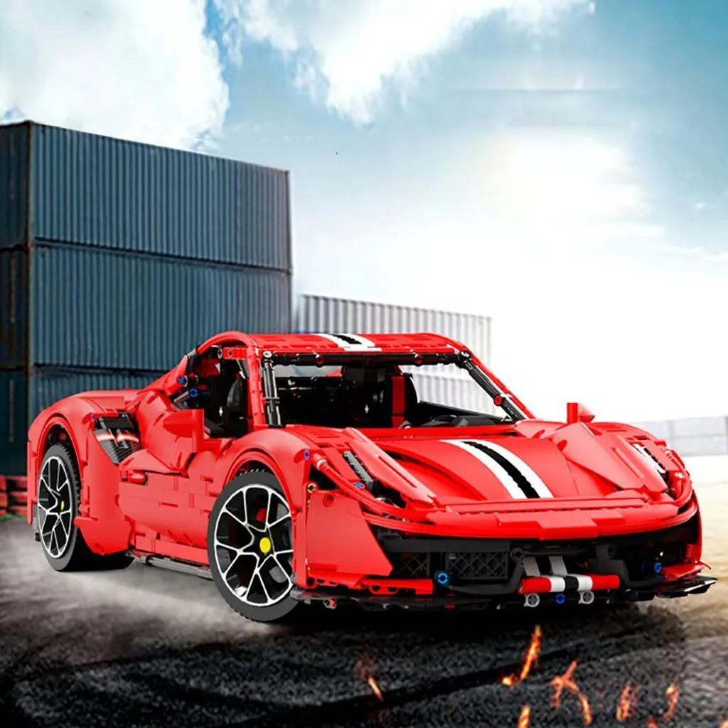 TAIGAOLE 5005 Statische Version Sportwagen MOC Klemmbausteine 3608Teile 1:8 2 TAIGAOLE 5005 Statische Version Sportwagen MOC Klemmbausteine 3608Teile 1:8 – Bild 2