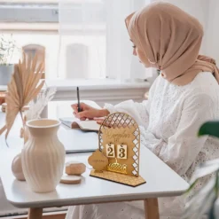 Ramadan Countdown Kalender Eid Mubarak Adventskalender Ornament Holz Ramadan Kalender Muslimische Party Dekoration Eid Al-Adha Ornament -Künstliche Weihnachtsbäume das Geschäft 23c90eb6513d73574f8ec997e64a211e