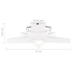 VidaXL Christbaumständer Weiß 47x47x13,5 Cm 13 VidaXL Christbaumständer Weiß 47x47x13,5 Cm -Künstliche Weihnachtsbäume das Geschäft 2601605f5602d2ff4206520692d53370