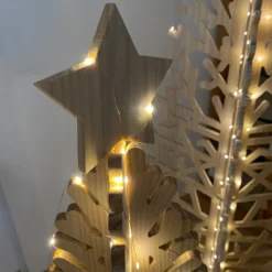 Holz Weihnachtsbaum Tannenbaum Minimalistisch 174 Cm Inkl. Lichterkette 11 Holz Weihnachtsbaum Tannenbaum Minimalistisch 174 Cm Inkl. Lichterkette -Künstliche Weihnachtsbäume das Geschäft 28b762bf915ffcce754f5e2be96af394