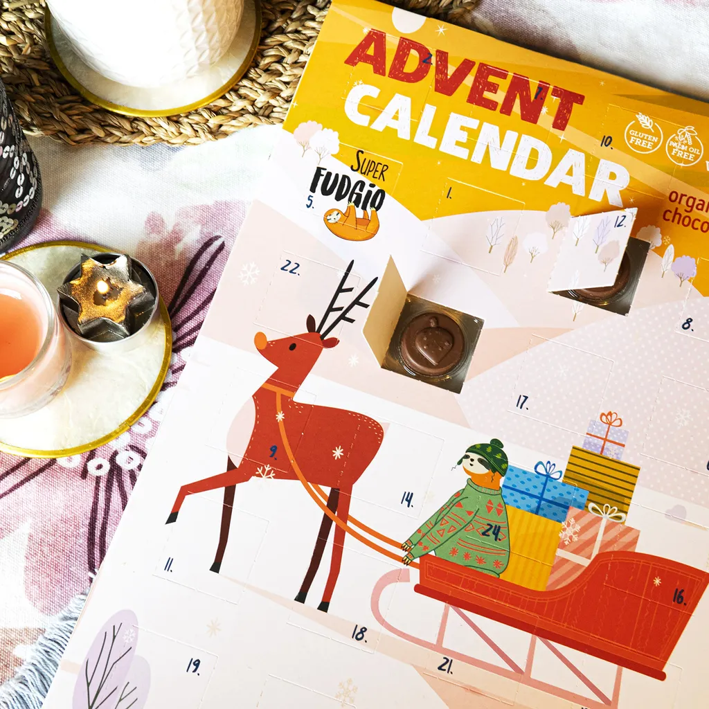 Vegan Adventskalender Mit ORGANIC Schokolade | BIO Weihnachtskalender 2022 | Snack-Kalender Für 2022 5 Vegan Adventskalender Mit ORGANIC Schokolade | BIO Weihnachtskalender 2022 | Snack-Kalender Für 2022 – Bild 5