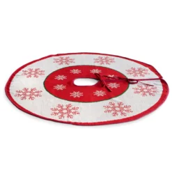 Navaris Weihnachtsbaumdecke Baumrock Rund - Unterlage Weihnachtsbaum Ständer Abdeckung - Christbaumdecke Tannenbaumdecke Christbaumschmuck Tannenbaum -Künstliche Weihnachtsbäume das Geschäft 2a318b371ff6fb8e9554b07f1979b431