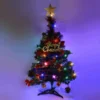 Mini-Weihnachtsbaum Mit Bunten LED-Lichtern Und Stoffboden - 1,6 Fuß