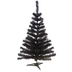 Künstlicher Weihnachtsbaum Christbaum Tannenbaum Deko Kunstbaum 45cm Schwarz