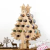 24 Tage Weihnachtsbaum Weinregal Countdown Kalender,Aus Holz Für Partydekoration Weihnachtsdekoration