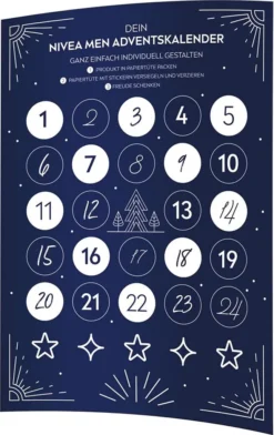 NIVEA MEN Adventskalender, Weihnachtskalender Mit Ausgewählten Pflegeprodukten & Accessoires, Pflegeset Für Die Adventszeit -Künstliche Weihnachtsbäume das Geschäft 3006a3a6a75617025386fa782eea77b4