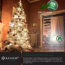 KESSER® Weihnachtsbaum Künstlich , Tannenbaum , Farbe:Schnee, Größe:210cm -Künstliche Weihnachtsbäume das Geschäft 303b01874f88abfd8db846e8b4467371