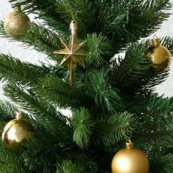 Künstlicher Wohaga Weihnachtsbaum 'DeLuxe' 120/150/180/210cm Künstlicher Tannenbaum Inkl. Baumständer Kunststoff/Metall Grün, Größe:180cm -Künstliche Weihnachtsbäume das Geschäft 304d9e9bbb0d83245965447880ceb14f