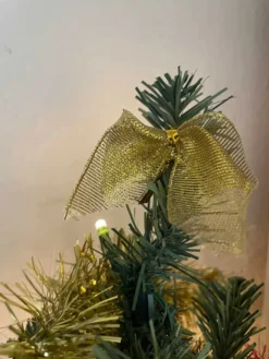 LS-LebenStil Deko Weihnachtsbaum 60cm Gold 20 LED Geschmückt Sockel Tannenbaum Tisch-Deko -Künstliche Weihnachtsbäume das Geschäft 307ca31f3cbeae070057617cc10d9862