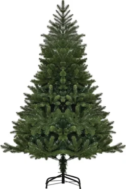 HOMCOM Künstlicher Weihnachtsbaum 1,5 M Christbaum Tannenbaum PVC PE Metall Grün Ø75 X 150 Cm