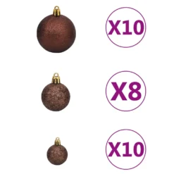 VidaXL Künstlicher Weihnachtsbaum Mit LEDs & Kugeln 300 Cm Grün -Künstliche Weihnachtsbäume das Geschäft 3247b05cfd5c6f6c116773268031b4c2