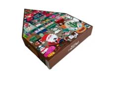 Adventskalender Mit Radiergummi, Motiv Haus, 32x26x5cm, Kalender Advent -Künstliche Weihnachtsbäume das Geschäft 3385e7bf79eed84f2bfc33ad9762f88c