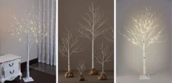 Kunstbaum 180 Cm Mit LED-Beleuchtung – Birkenschmuck -Künstliche Weihnachtsbäume das Geschäft 360603044ef041ce5d90a3337c10f3c5