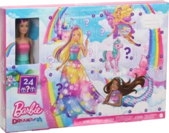 Barbie Dreamtopia Adventskalender 2020 Mit Puppe (blond) Und Puppen-Zubehör