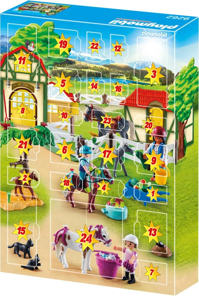 PLAYMOBIL 9262 Adventskalender "Reiterhof" 2 PLAYMOBIL 9262 Adventskalender "Reiterhof" – Bild 2