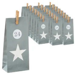Adventskalender Zum Befüllen Stern 24 Papiertüten Aufkleber Zahlen Bastelset 72tlg. Wäscheklammern 18 Adventskalender Zum Befüllen Stern 24 Papiertüten Aufkleber Zahlen Bastelset 72tlg. Wäscheklammern -Künstliche Weihnachtsbäume das Geschäft 37d91bff73ea682f08887d3d3c2320fa