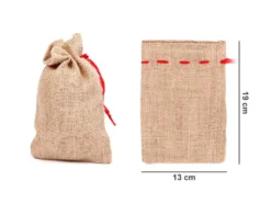 Adventskalender Säckchen 24 Stück - Jutesäckchen Perfekt Zum Avdentskalender Basteln 19 X 13 Cm JS-02