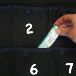 Handgemachter Adventskalender Zum Befüllen Aus Leinen Schwarz Im Haus Design, 24 Türchen -Künstliche Weihnachtsbäume das Geschäft 3989e1ba5fcd168c0203d7e25c2a3161