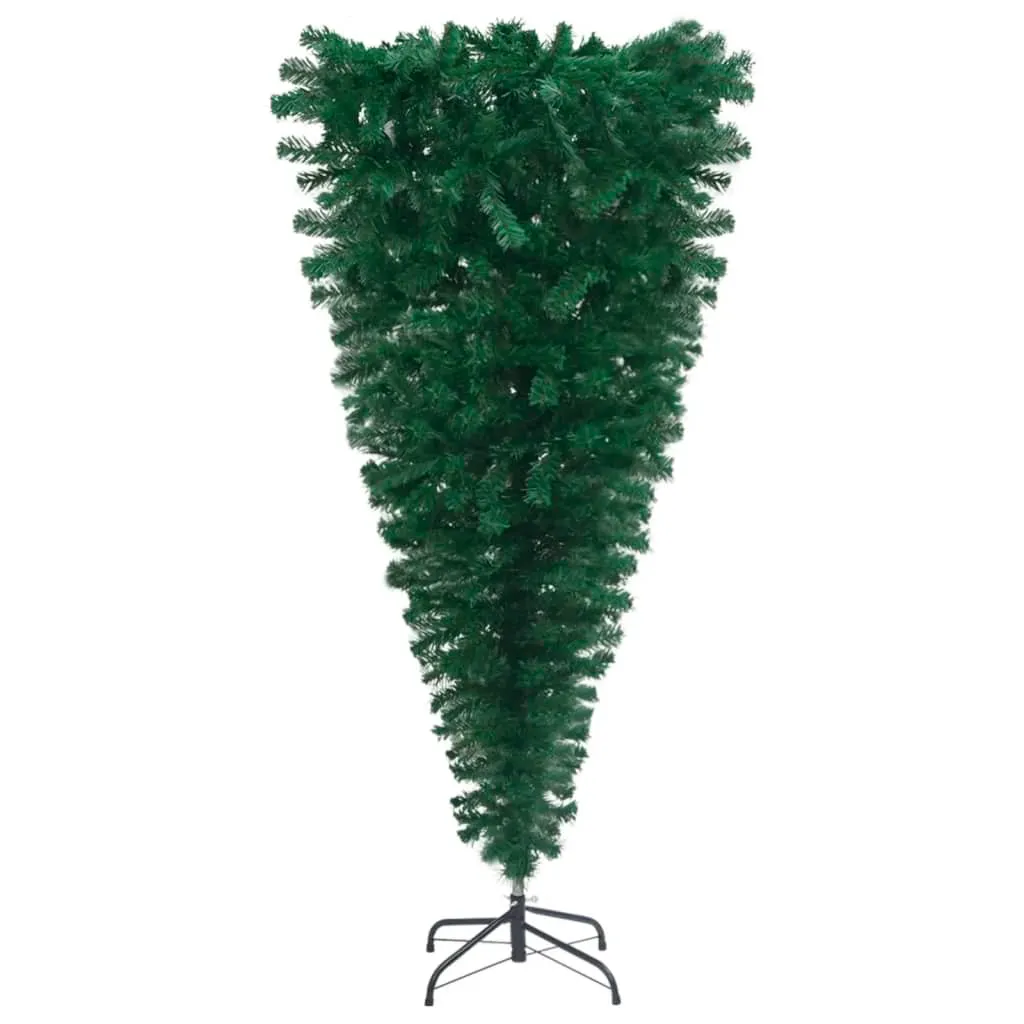 VidaXL Künstlicher Weihnachtsbaum Mit Ständer Umgekehrt Grün 150 Cm 2 VidaXL Künstlicher Weihnachtsbaum Mit Ständer Umgekehrt Grün 150 Cm – Bild 2