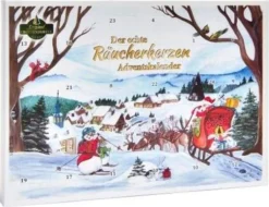 Der Echte Räucherkerzen Adventskalender Mit 24 Verschiedenen Crottendorfer Räucherkerzen