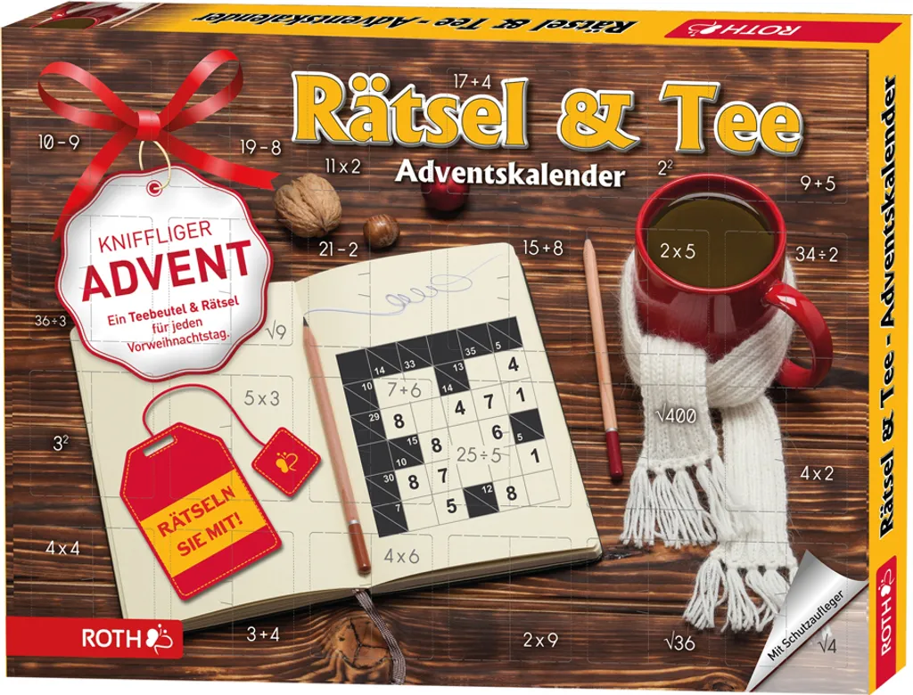 ROTH Rätsel & Tee-Adventskalender Bestückt 1 ROTH Rätsel & Tee-Adventskalender Bestückt