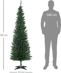 HOMCOM Weihnachtsbaum Tannenbaum Mit Kunststoffständer 390 Spitzen Grün Ø 55 X H180 Cm -Künstliche Weihnachtsbäume das Geschäft 3f6a323da986690bf9d441bead69c457