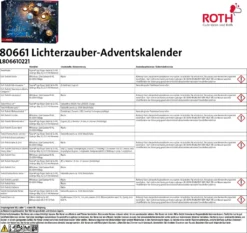 ROTH Kerzen-Adventskalender 'Lichterzauber' 2022 Gefüllt Mit Teelichtern Und Duftkerzen, Motivkerzen-Kalender Für Die Vorweihnachtszeit -Künstliche Weihnachtsbäume das Geschäft 45fe6a816284886f3cd8bf98cc5d5df4