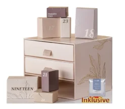 Purelei Adventskalender 2021 Gold , 24x Schmuck Adventkalender Frau, Wert 700 €, Armband Kette Weihnachtskalender Für Damen