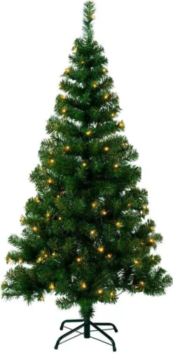 EGLO Weihnachtsdekoration CHRISTBAUM OTTAWA LED 110X0,064W Stahl, Kunststoff Grün H:150cm Ø80cm IP44